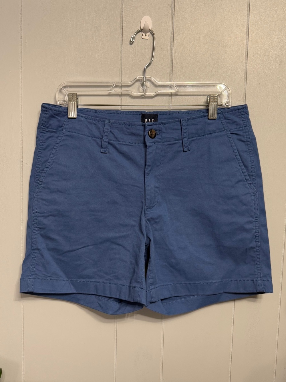 GAP Blue Cotton Shorts Stretch